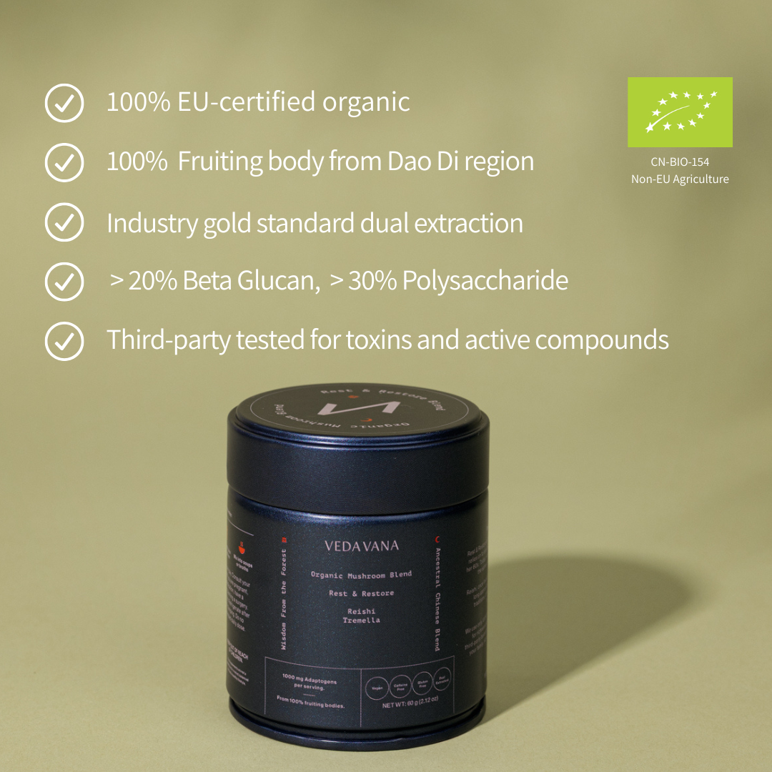 Rest & Restore Organic Reishi & Tremella Extract