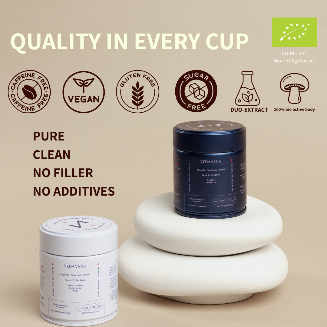 Focus & Perform Organic Mushroom Extract